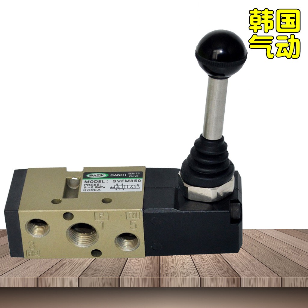 丹海SVFM350-02-60D换向气动阀2位5通手动扳阀