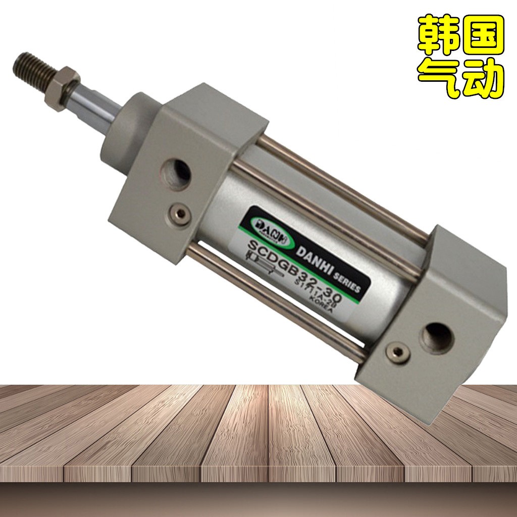 SCDGB32-30往复直线气缓冲气缸ISO6430油压气缸
