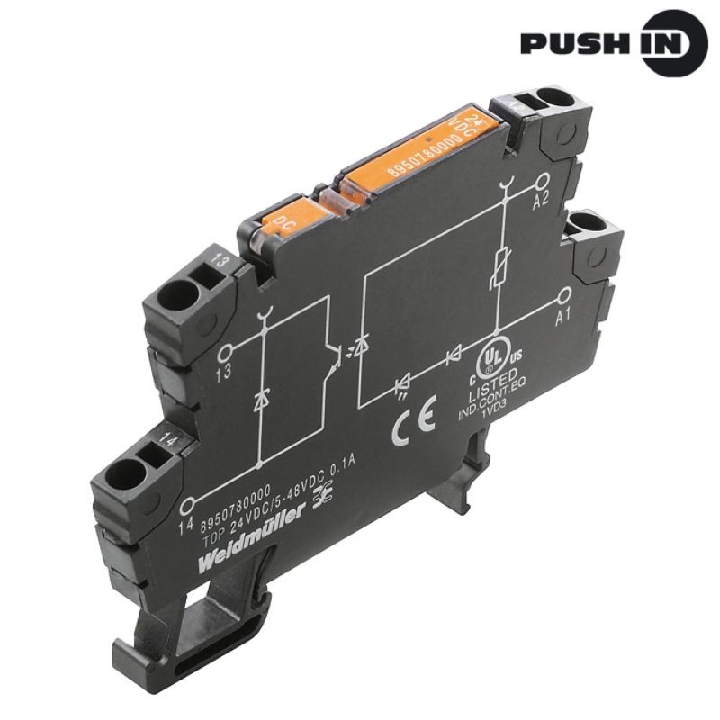 惠州TOS 24VAC/48VDC 0,1A魏德米勒继电器